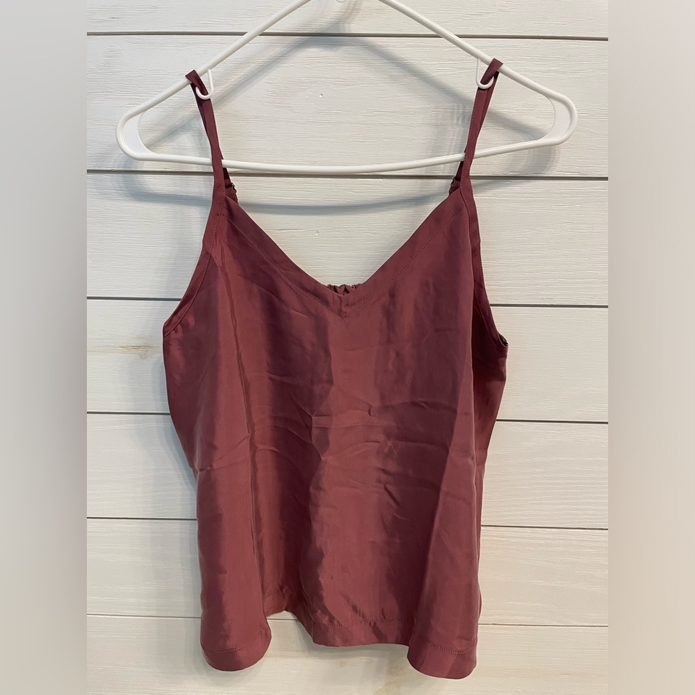 NWT Athleta Calm Cool Cami 100% Cupro Vegan Silk Size XS